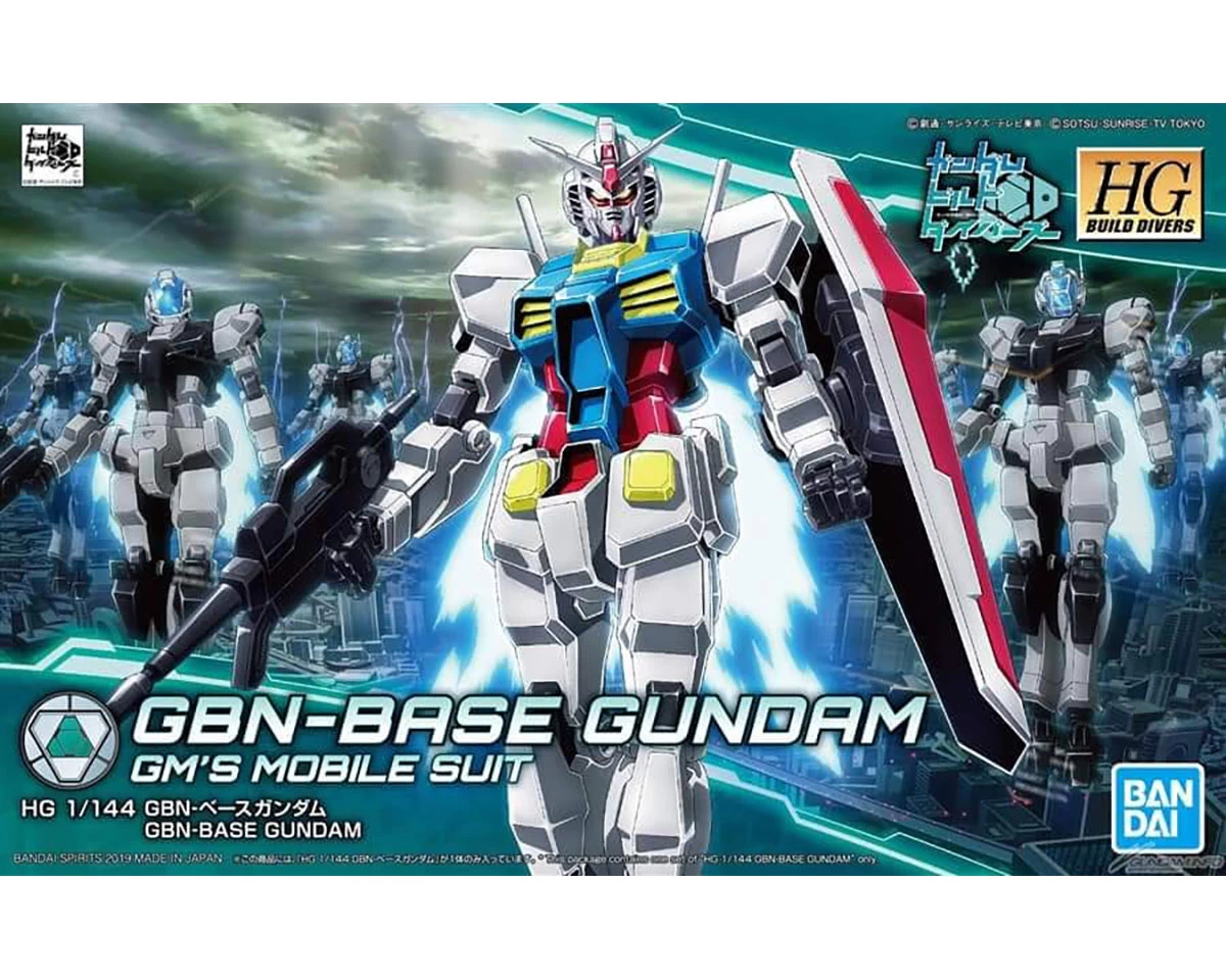 HGBD 1/144 GBN-BASE GUNDAM 3 HGBD 1/144 GBN-BASE GUNDAM