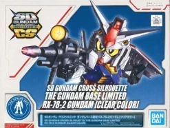 SD GUNDAM CROSS SILHOUETTE RX-78-2 GUNDAM CLEAR COLOR GUNDAM BASE LIMITED