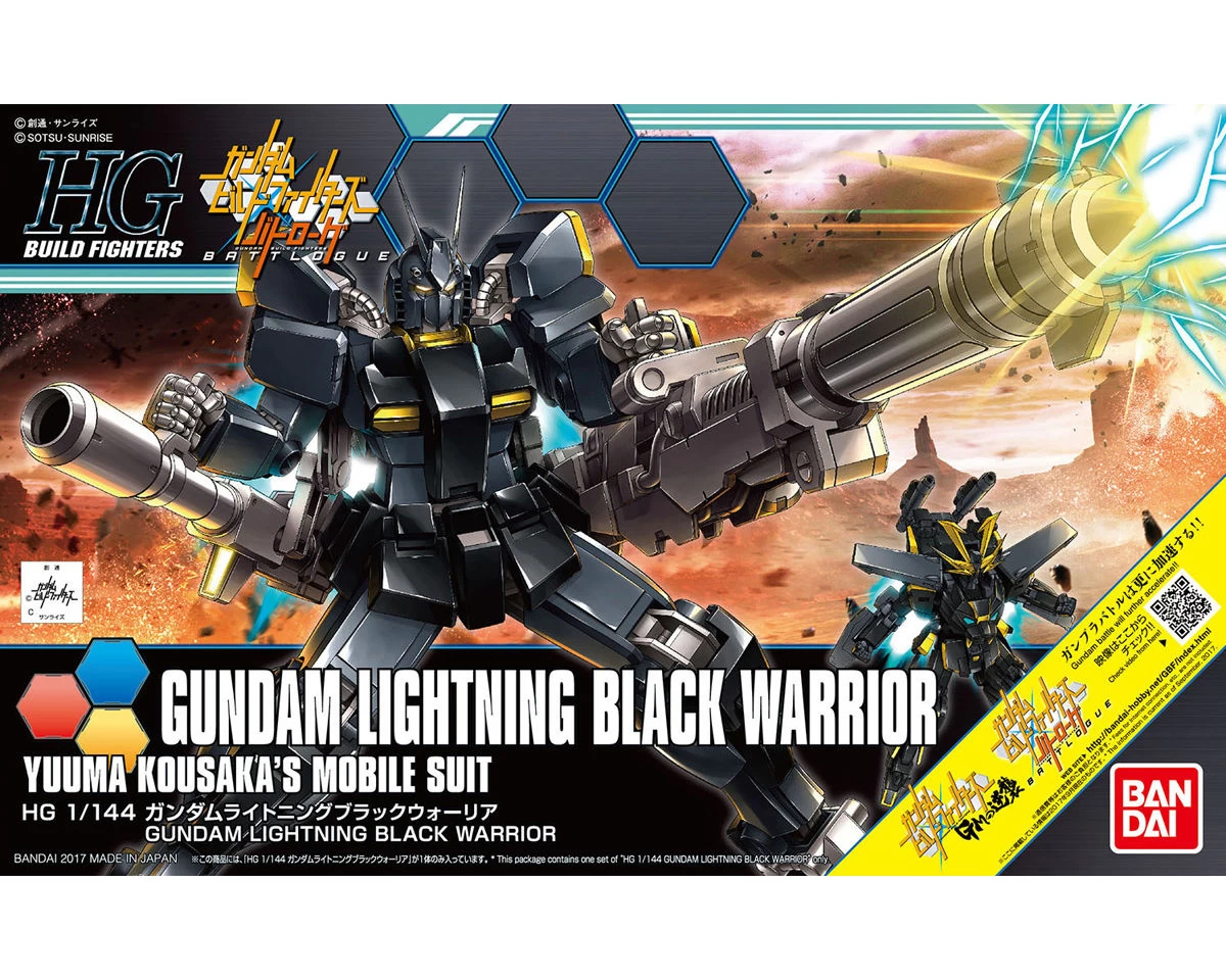 HGBF 1/144 GUNDAM LIGHTNING BLACK WARRIOR 3 HGBF 1/144 GUNDAM LIGHTNING BLACK WARRIOR