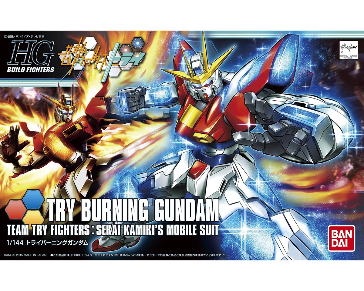 HGBF 1/144 TRY BURNING GUNDAM 3 HGBF 1/144 TRY BURNING GUNDAM