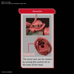 HGUC 1/144 MS-06S Char’s Zaku II [40TH LIMITED] -GUNDAM EN LIGNE hg ms06s zaku2 o5