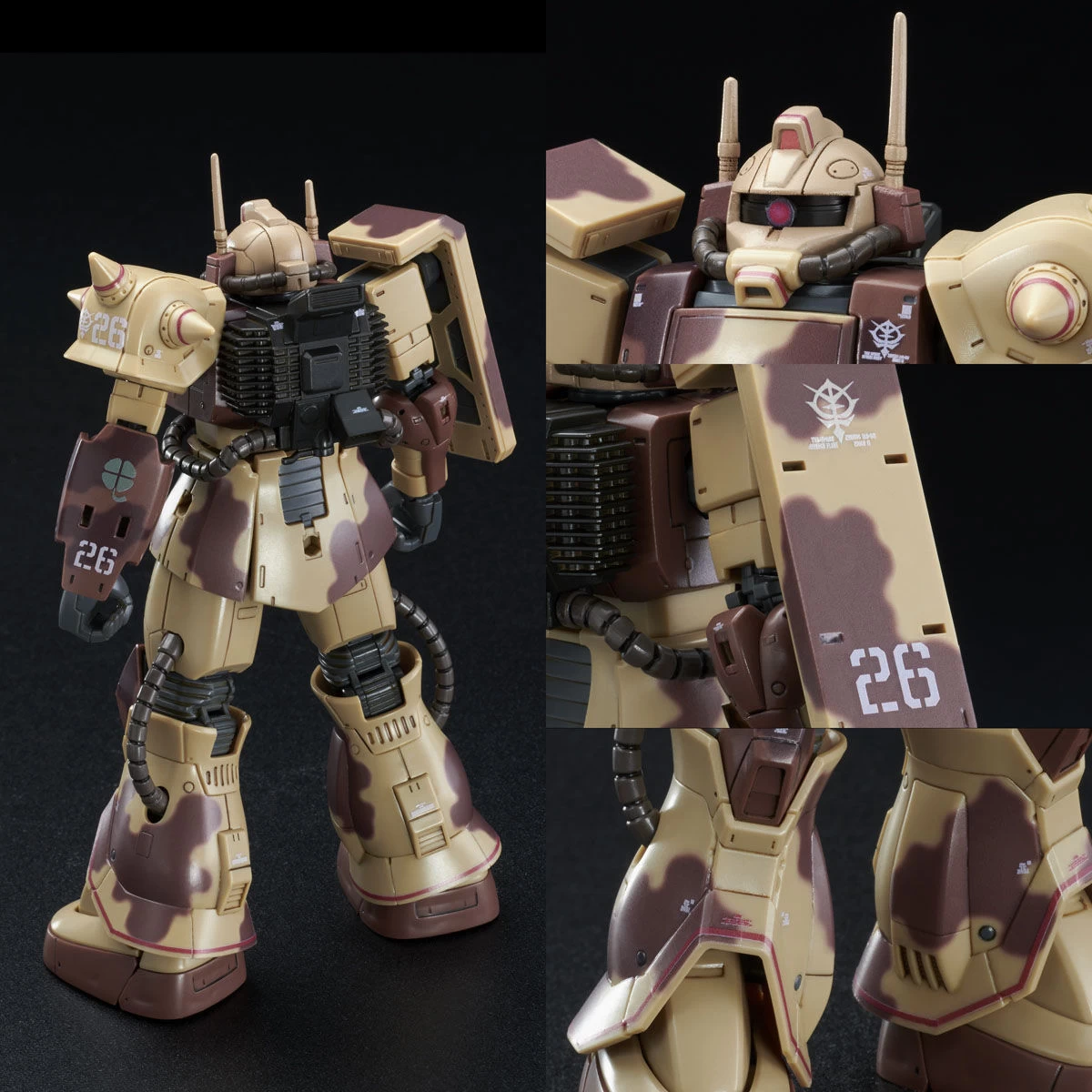 HG 1/144 Zaku Desert Type (Double Antenna Specification) 5 HG 1/144 Zaku Desert Type (Double Antenna Specification) – Image 3