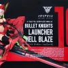MEGAMI DEVICE : BULLET KNIGHTS LAUNCHER HELL BLAZE -GUNDAM EN LIGNE kp527 bullet knights launcher hell blaze boxart