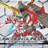 SD CROSS SILHOUETTE RX-0 GUNDAM UNICORN -GUNDAM EN LIGNE sdgcs012 unicorn destory boxart